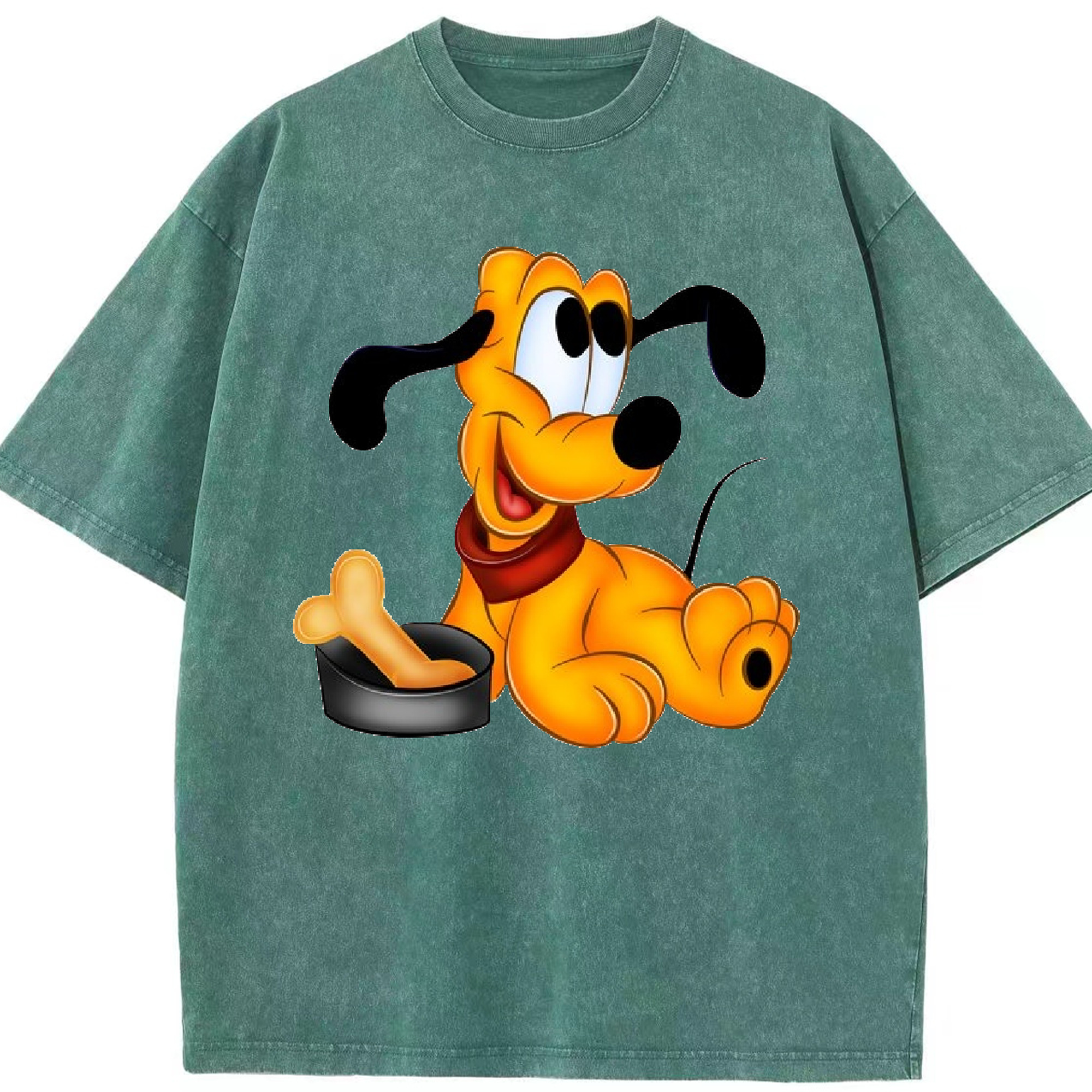 （画像用） ミッキーマウス Mickey Mouse 綿100% ヴィンテージ風 半袖Tシャツ（フロントプリント）
